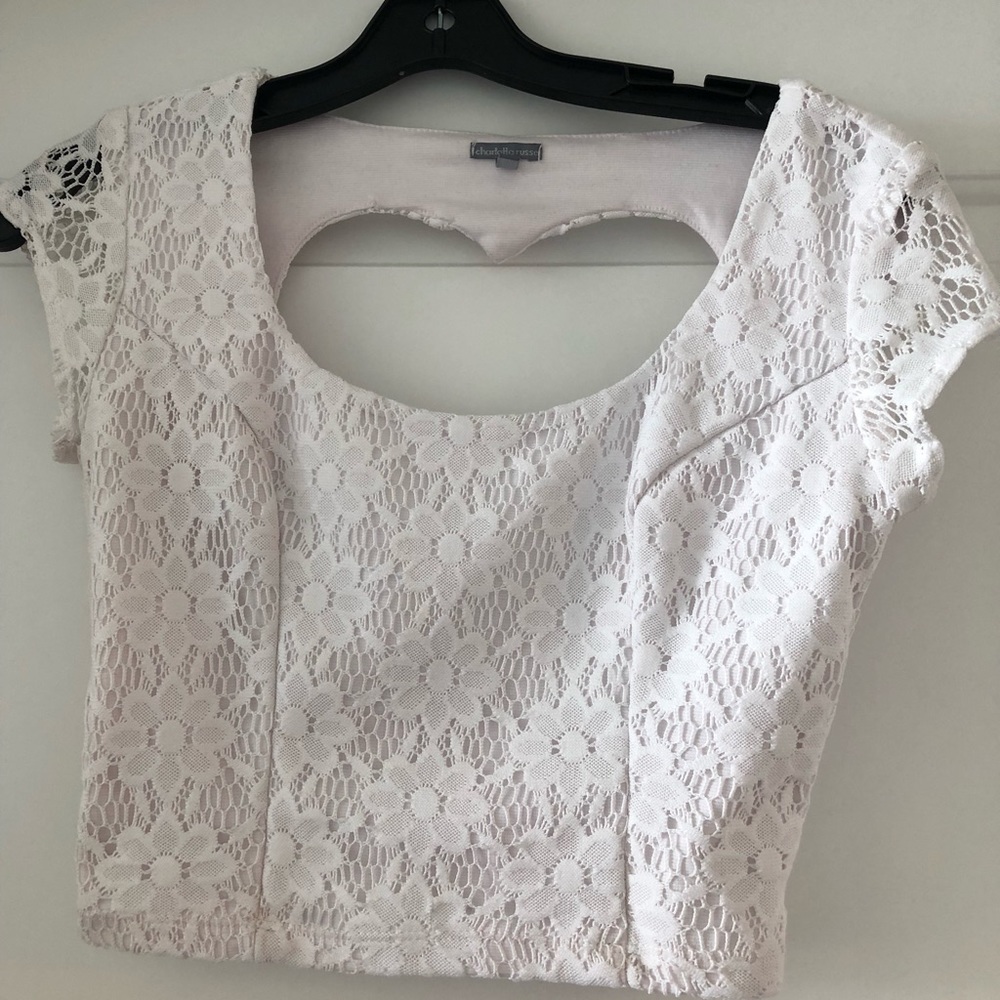 Lace crop top